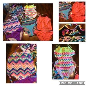 Size 10/12 girls swimsuit lot